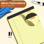 Legal Pads 8.5 X11, Narrow Ruled Notepads, 12 Pack, 50 Sheet/Pad, Tear Off - Image 3