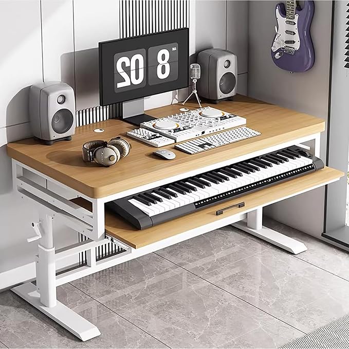 GRIPITHPY Modern Music Studio Desk Workstation by Unknown