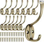 Homanu 14 Pack Coat Hooks Wall Mounted by Homanu
