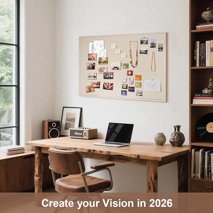 Vision Board 36x24 Inches, Thicken Felt Pin Board - Image 6
