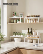 SONGMICS Spice Racks, Countertop Organizers, Shelf Risers, Expandable - Image 2