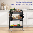 KINGRACK 3 Tier Rolling Cart - Image 5