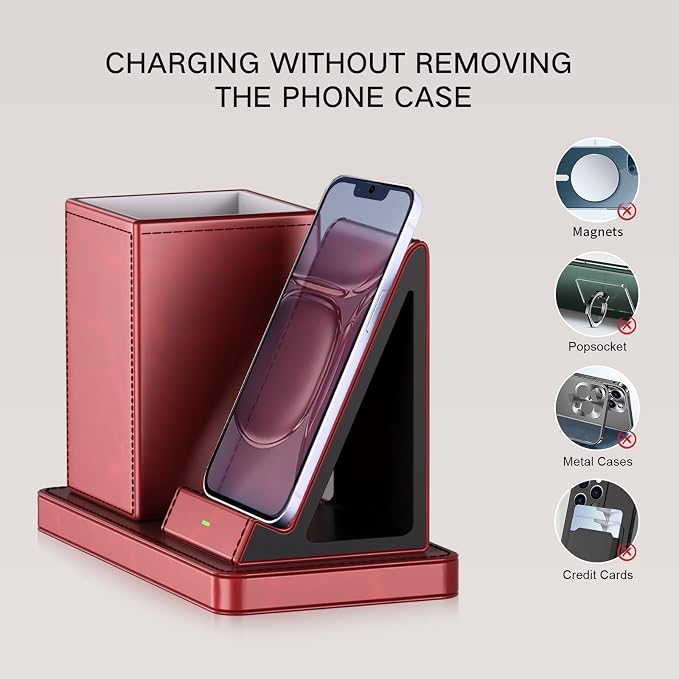 LADSTAG Desk Organizer with Phone Holder, Desk Organizers and Accessories - Image 4