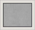 Amanti Art Silver Framed Magnetic Board 26x30 Medium Vision Board by AmantiArt