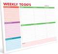 Weekly Planner Notepad, Weekly To Do List Notepad, Tear Off Undated Weekly by Hadigu