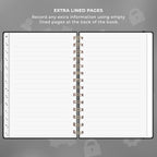 Clever Fox Password Book Spiral – Internet Address & Password Organizer - Image 6