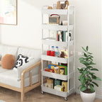 Sywhitta 6-Tier Plastic Rolling Utility Cart - Image 5