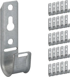 ICC 3/4-Inch Wall Mount J-Hook – 25-Pack, Cable Support Hooks Without Retainer by ICC