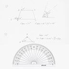 EBOOT 50 Pcs Math Protractors Plastic Protractor 180 Degrees, 4 Inches - Image 5