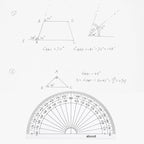 20 Pack Plastic Protractor, 180 Degrees Protractor - Image 5