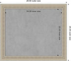 Amanti Art Silver Framed Magnetic Board 24x28 Medium Vision Board - Image 4