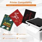 Guakicae 40 Sheets Christmas Red Cardstock 8.5 x 11 Scrapbooking Paper - Image 4