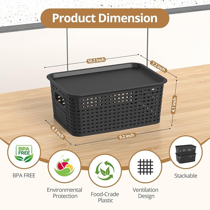 ZFTMRR Plastic Storage Basket - Image 2