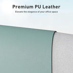 Aothia Leather Desk Pad Protector, Mouse Pad, Office Desk Mat, Non-Slip PU - Image 2