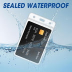 400 Pcs Vertical Badge Holders, Waterproof ID Badge Holder, Credit Cards - Image 5
