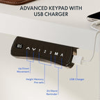 FLEXISPOT Corner Desk Dual Motor L Shaped Computer Electric Standing Sit Stand - Image 9