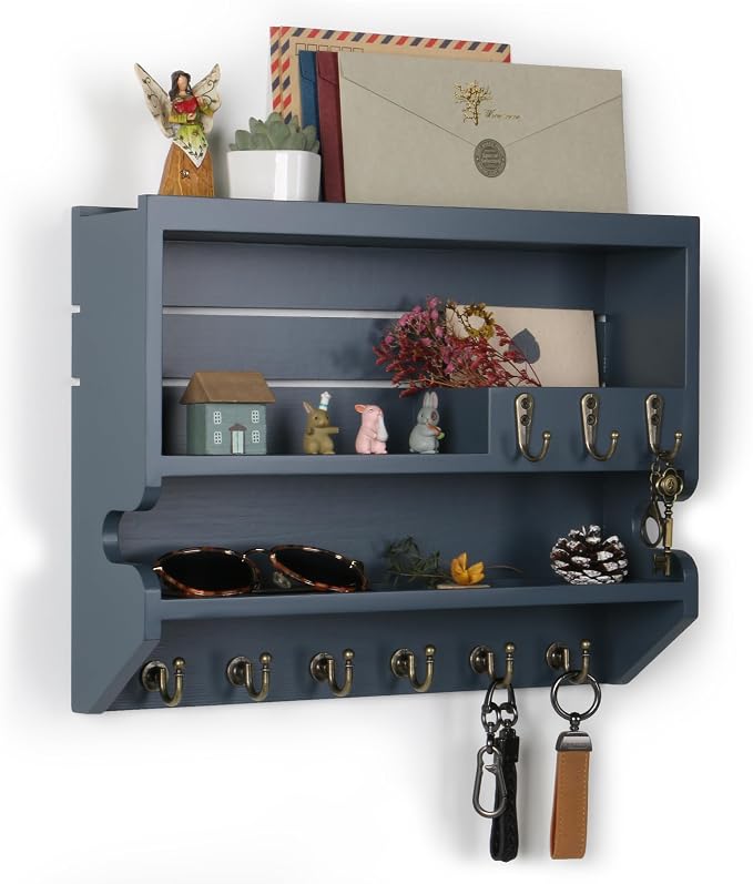 Mutsault Key Holder for Wall, Mail Organizer Wall Mounted - Image 2