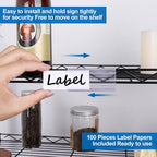 100 Pcs Wire Shelf Label Holder - Image 4