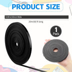 AmazingSpark Magnetic Tape Roll Thin Strips, 0.39 Inch x 66 Feet Magnetic Board - Image 2