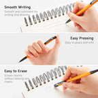 Shuttle Art Mechanical Pencils, 210 Pack Bulk Mechanical Pencils 0.7mm Medium - Image 4