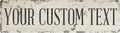 Rustic Custom Metal Signs by TheSignShoppe