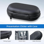 Presentation Clicker with Storage Case, USB C Rechargeable Wireless Presenter - Image 2