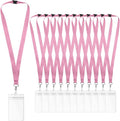 24-Pack Pink Breakaway Lanyards by WEZEBEL
