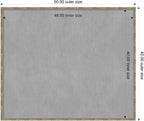 Amanti Art Silver Framed Magnetic Board 42x50 Oversize Vision Board - Image 2