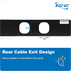 ICC 2U Ring Cable Manager Panel - Image 9