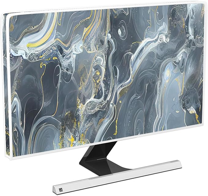 Baocicco Gray Gold Marble Waterproof 40, 42，43 Inch TV Dust Cover Anti-Static by Baocicco