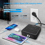 2 Pack Ultra Flat Plug Power Strip, Power Strips - Image 3