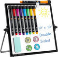 Small Magnetic Desktop White Board – Portable Mini Easel Dry Erase Whiteboard by TSJOFFICE