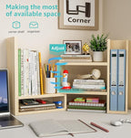 Desktop File Organizer Desk Organizer Shelf - Image 4