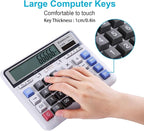 Comix Desktop Calculator Solar Battery Dual Power - Image 3