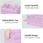 Marbrasse 5-Tier Letter Tray Paper Organizer - Image 3