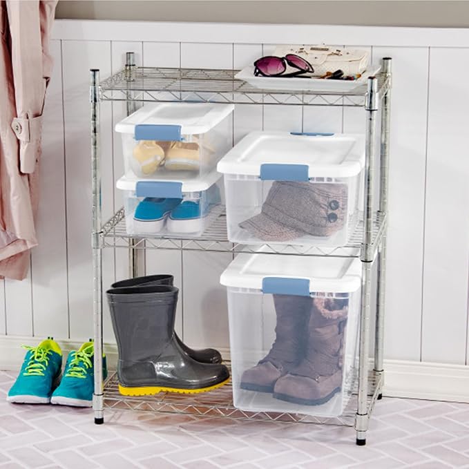 Sterilite 12-Pack Latching Box, Under Bed Storage Bins - Image 5