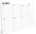 Weekly Planner Pad, Weekly To Do List Notepad, Tear Off Undated Weekly Planner by Hadigu