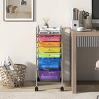 RELAX4LIFE 6-Drawer Rolling Storage Cart - Image 8