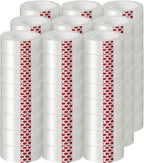 GIBIBU 72 Rolls Transparent Tape Refills, Glossy Gift Wrap Tapes by GIBIBU