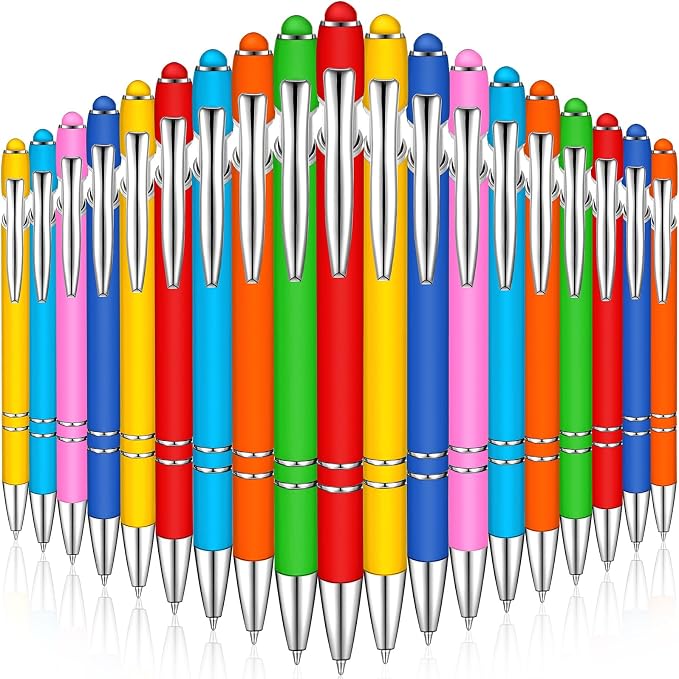 Zonon 38 Pieces Rubberized Ballpoint Pen by Zonon