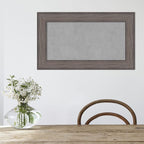 Amanti Art Grey Framed Magnetic Board 17x29 Small Vision Board - Image 6