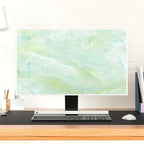 Baocicco Sage Green Marble Waterproof TV Dust Cover 40, 42，43 Inch Anti-Static - Image 4