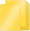Double Sided Gold Cardstock 8.5 x 11 Metallic Paper, Goefun 100 Sheets 80lb by Goefun