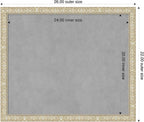 Amanti Art Silver Framed Magnetic Board 22x26 Medium Vision Board - Image 2