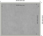 Amanti Art Silver Framed Magnetic Board 22x26 Medium Vision Board - Image 4