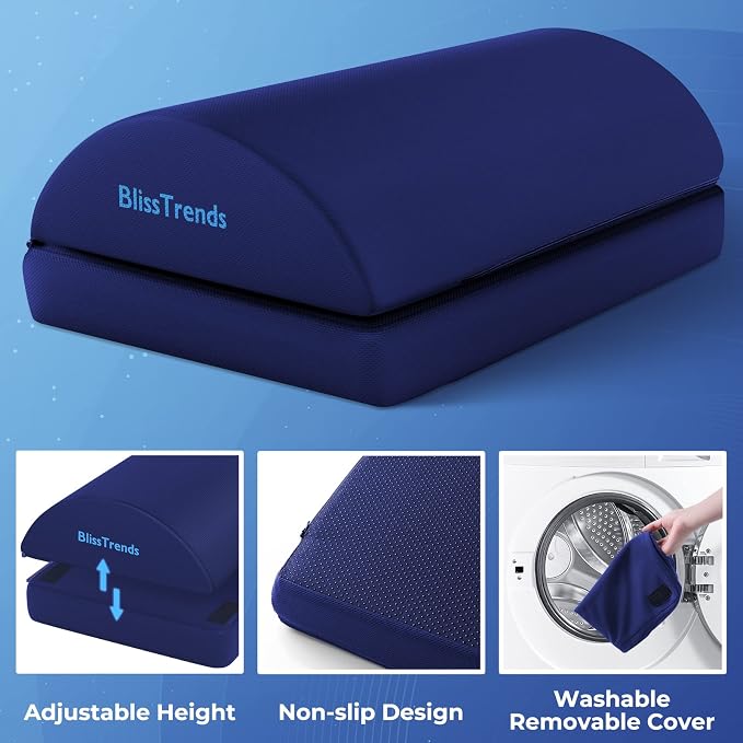 BlissTrends Foot Rest for Under Desk at Work-Versatile Foot Stool - Image 4