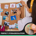 E BAVITE 80 Set Magnetic Push Pins, Flat Push Pin, Magnetic Thumb Tacks - Image 5