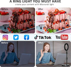 Desk Ring Light with Telescopic Stand, Travel Desktop Hola Light - Image 8