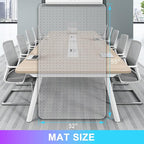 Vicwe Office Chair Mat for Carpet, Easy Rolling Hard Mat for Office Chair on - Image 6