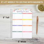 bloom daily planners Undated Weekly Tear-Off To Do List Planning Pad - Image 2